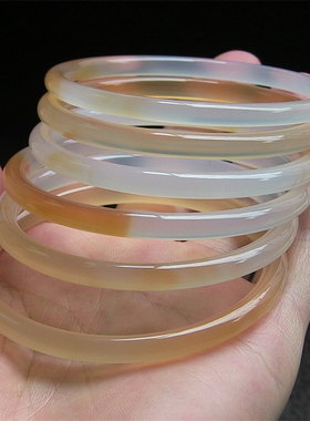 玉髓天然巴西玛瑙手镯