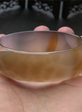 天然巴西豹纹加宽加厚玛瑙手镯