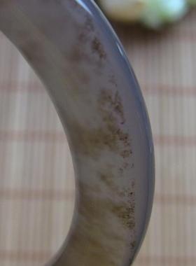 天然巴西环绕水润通透玛瑙手镯