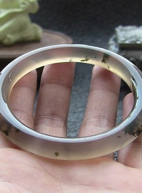 天然巴西复古风无烧环绕玛瑙手镯