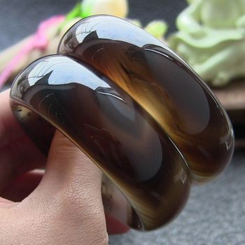 ສາຍແຂນ agate ສີແດງທໍາມະຊາດ Brazilian / ພືດນ້ໍາທາງວິນຍານສີດໍາ / ໂຄງສ້າງທີ່ສວຍງາມ / ສີທີ່ສວຍງາມທີ່ສວຍງາມ / ຄູ່ຂອງສາຍແຂນ