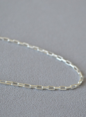 日系简约小众项链锁骨链铜镀金女