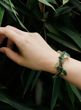 栖石女天然石编绳自然手工首饰