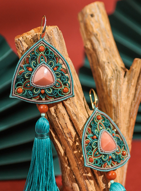 栖石手工编绳首饰天然石