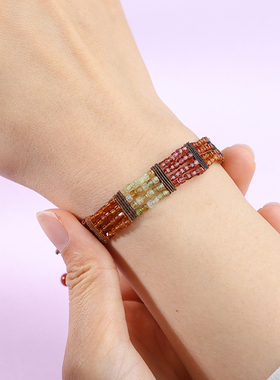 栖石原创初级编绳教程流彩新手手链饰品手工编绳首饰