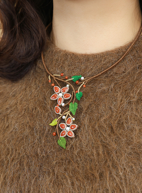 栖石原创中级编绳教程红绾项链南红饰品手工编绳首饰