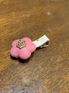 儿童花朵皇冠西瓜红发饰品
