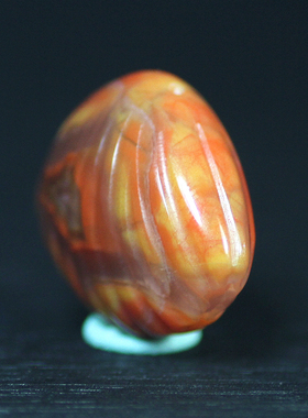 北票战国红贝壳挂件吊坠项坠雕件