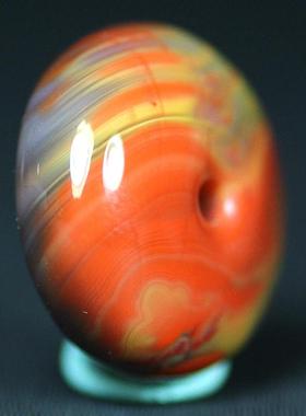 北票战国红平安扣面包扣挂件吊坠