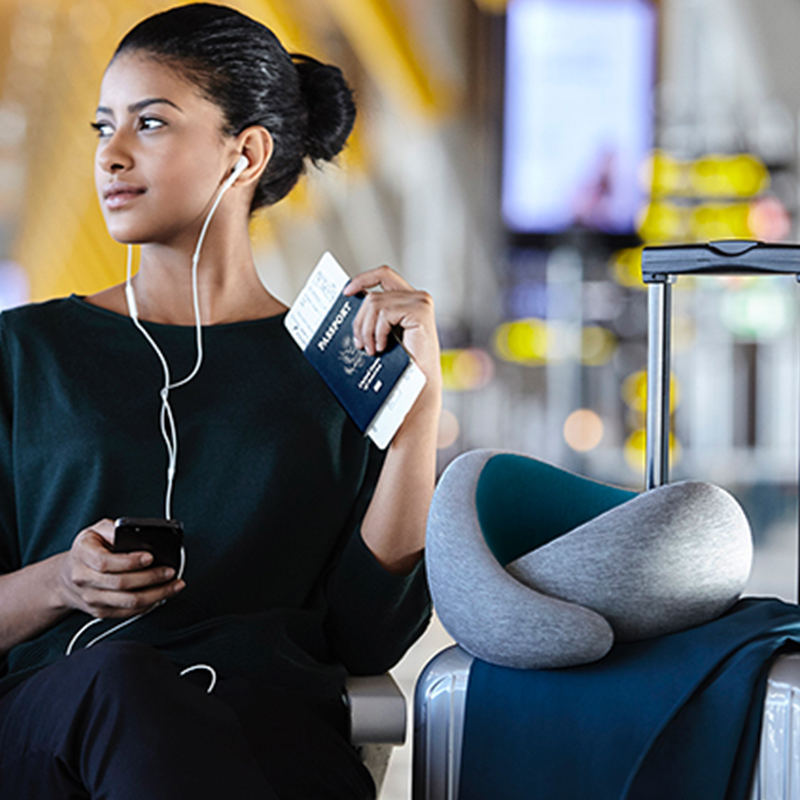 西班牙OstrichPillow GO鸵鸟枕旅行护颈枕记忆棉U型枕午睡颈椎枕 - 图1