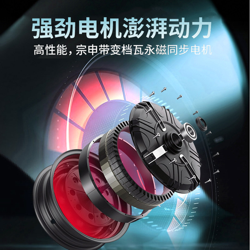 宗申电动三轮车电瓶车快递车货运家用/农用载重摆摊拉货建材标兵