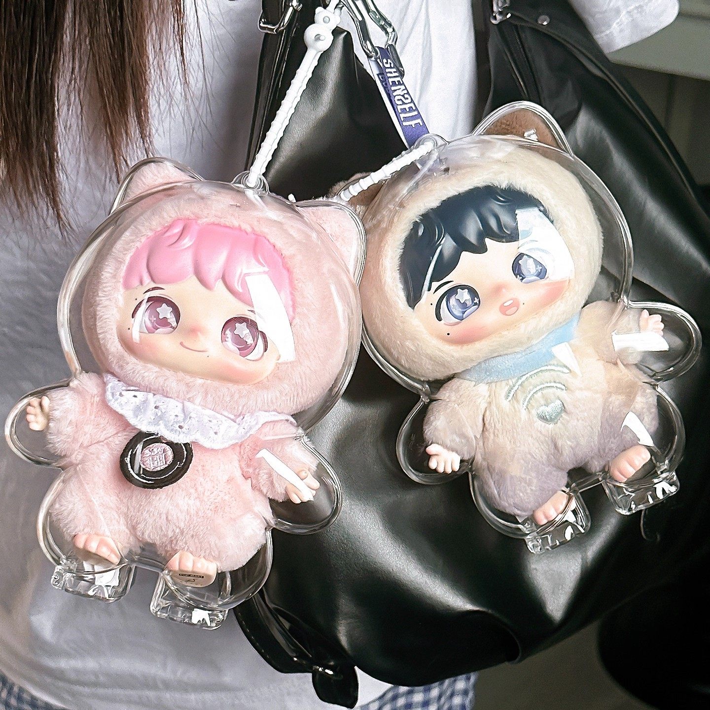 反深代词保护壳套周深泡泡玛特联名盲盒手办透明保护罩收纳防尘罩,淘宝优惠券,粉丝福利购,淘宝优惠卷