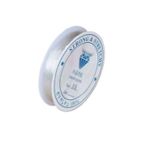 Браслет, резинка, прозрачные бусины, эластичные четки из круглых бусин из грецкого ореха