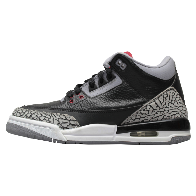 牛哄哄 特价 Air Jordan 3 Black Cement AJ3 黑水泥 398614-010 - 图3