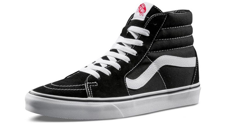 保税直发 Vans SK8 HI 黑白男女高帮复古休闲板鞋 VN000D5IB8C - 图1