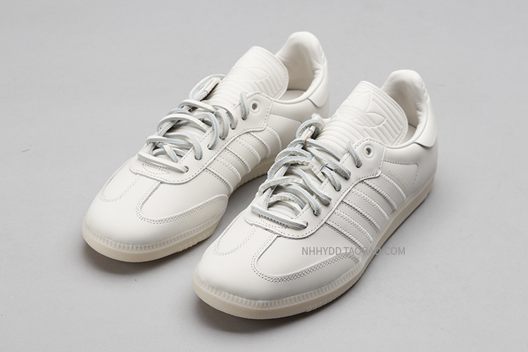 牛哄哄 Pharrell Williams x Adidas Samba白色低帮板鞋 IF5124-图0