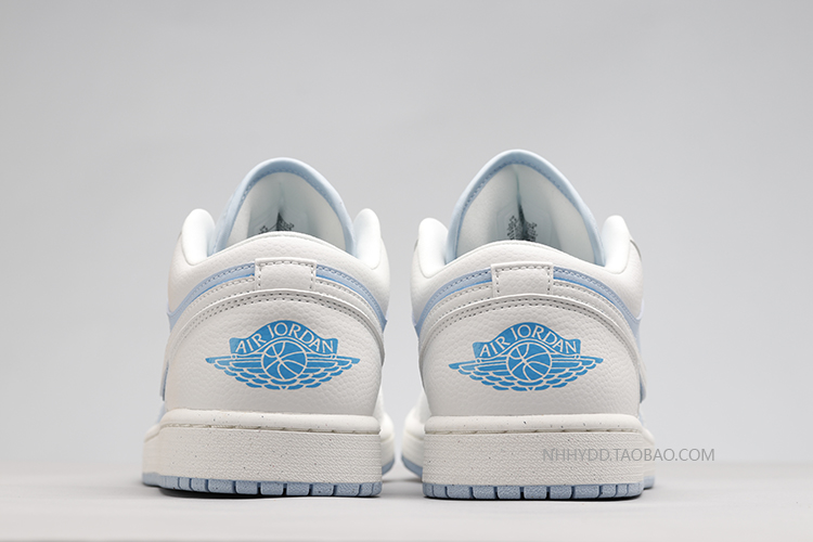 牛哄哄 Air Jordan 1 Low Ice Blue蓝白低帮复古篮球鞋DV1299-104 - 图1