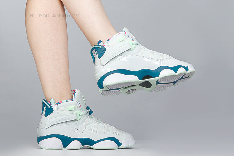 牛哄哄 Air Jordan 6 Rings AJ6白蓝六冠王糖果绿 323399-003-图0