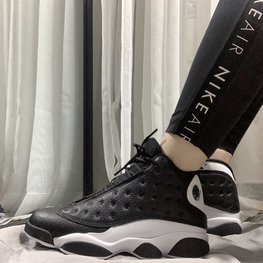 牛哄哄Air Jordan 13 AJ13 反转熊猫黑白篮球鞋884129-414571-061 - 图1