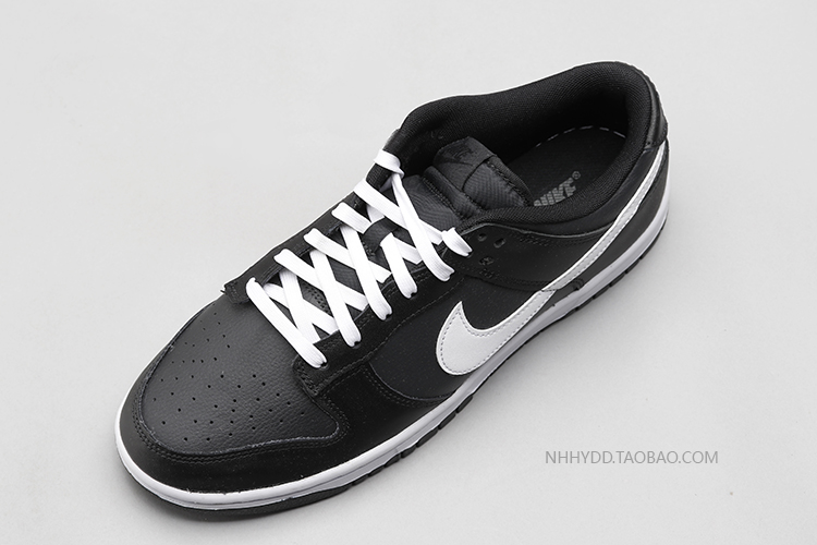 牛哄哄Nike Dunk Low Retro男子全黑低帮防滑休闲板鞋DJ6188-002-图1