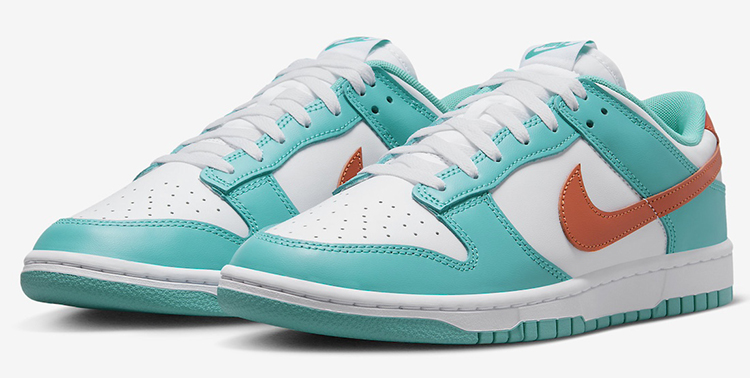 牛哄哄 Nike Dunk Low Miami Dolphins白蓝橙男子板鞋DV0833-102-图0