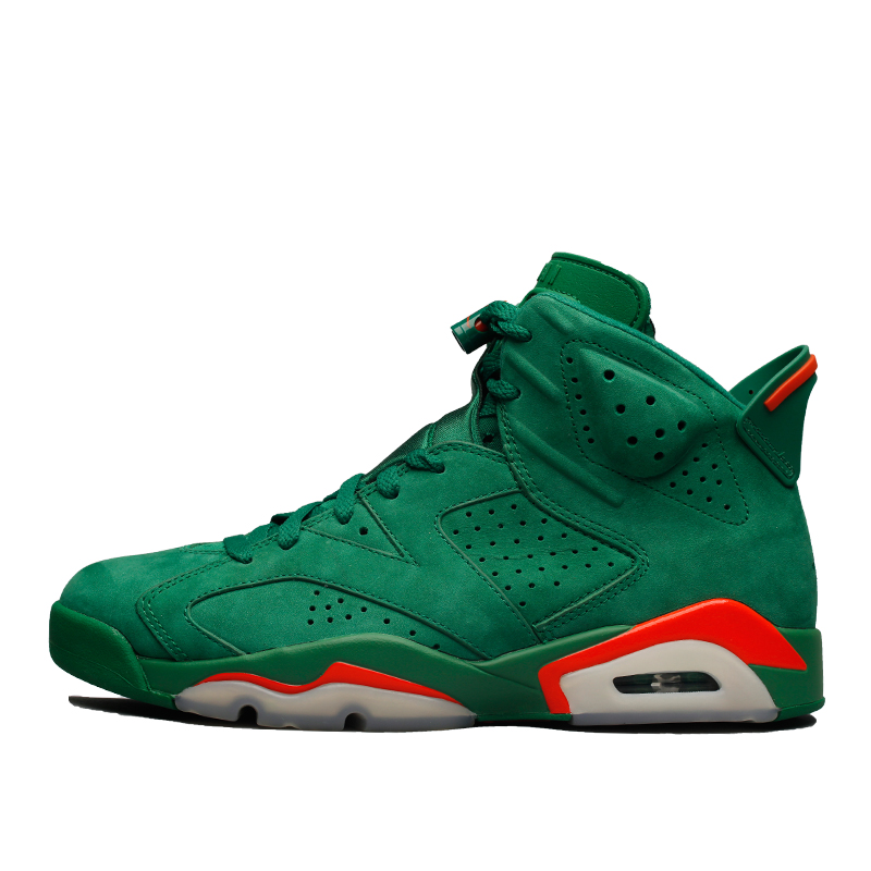 牛哄哄Air Jordan 6 Gatorade AJ6佳得乐绿麂皮篮球鞋AJ5986-335-图3