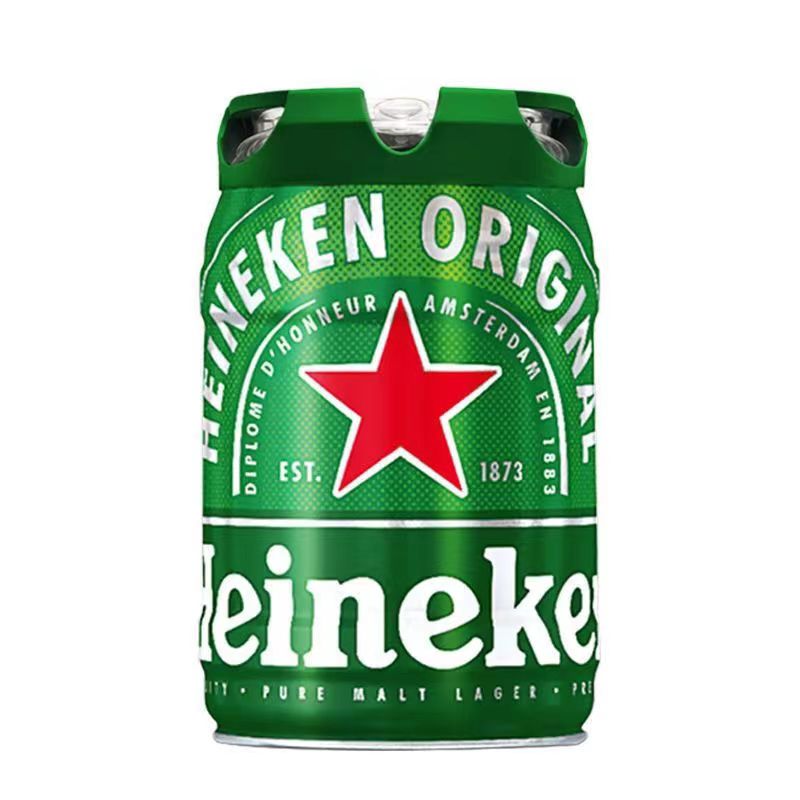 【特价】Heineken荷兰原装进口喜力海尼根铁金刚鲜啤5L大桶啤酒 - 图3