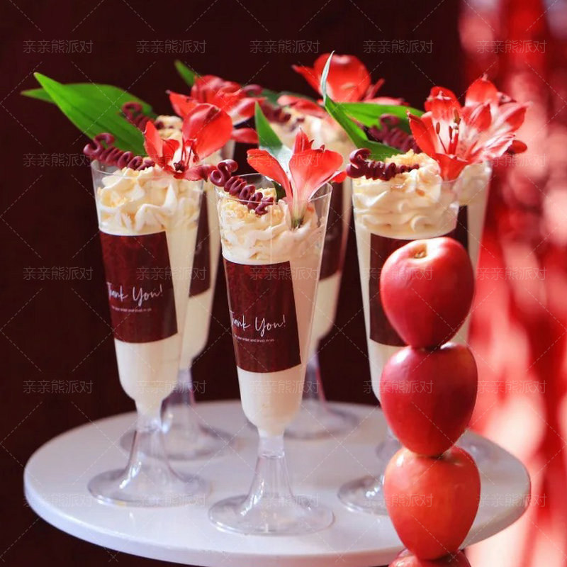婚礼红色甜品台慕斯杯thankyou推推铄贴纸sweet订婚蛋糕装饰插件,淘宝优惠券,粉丝福利购,淘宝优惠卷