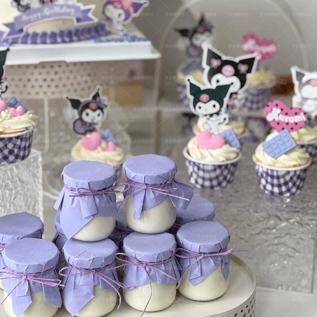 库洛米甜品台蛋糕装饰玩偶摆件插件女孩生日纸杯布丁杯推推乐贴纸,淘宝优惠券,粉丝福利购,淘宝优惠卷