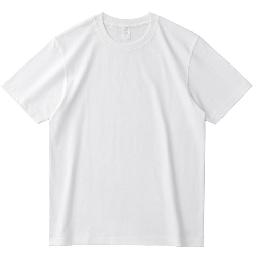美式重磅T恤男基础款260G复古纯色纯棉体恤打底衫厚实白色短袖TEE
