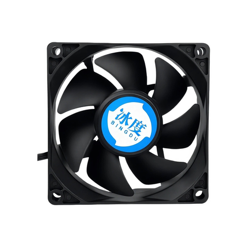 冰度电脑CPU风扇散热8025双滚珠温控厘米8CM静音大风量3针4线8015 - 图1