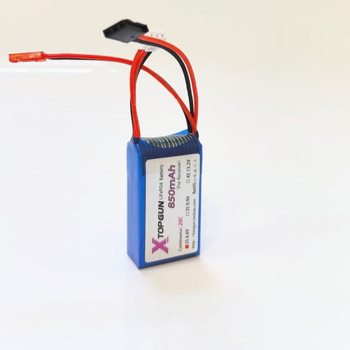 803048FSH202S1P海模帆船2S接收机磷酸铁锂电池life 850mAh6.6V - 图3