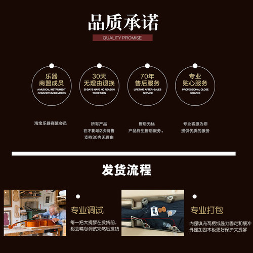 美国海恩斯进口云杉纯手工实木初学着儿童成人演奏欧料考级大提琴 - 图1