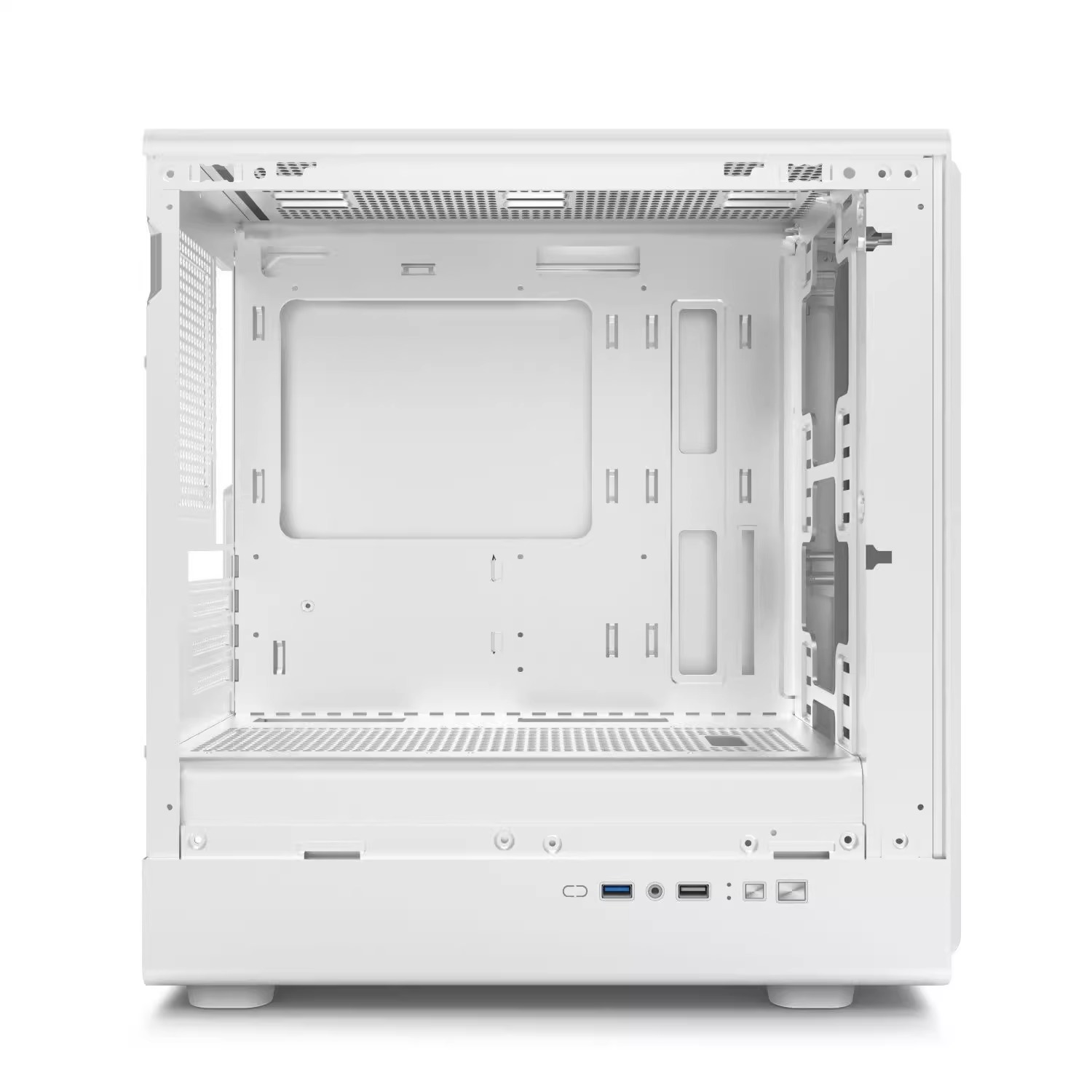 Powertrain Zhijie V1 MATX chassis supports 240 water-cooled 50 series long graphics card desktop computer host chassis