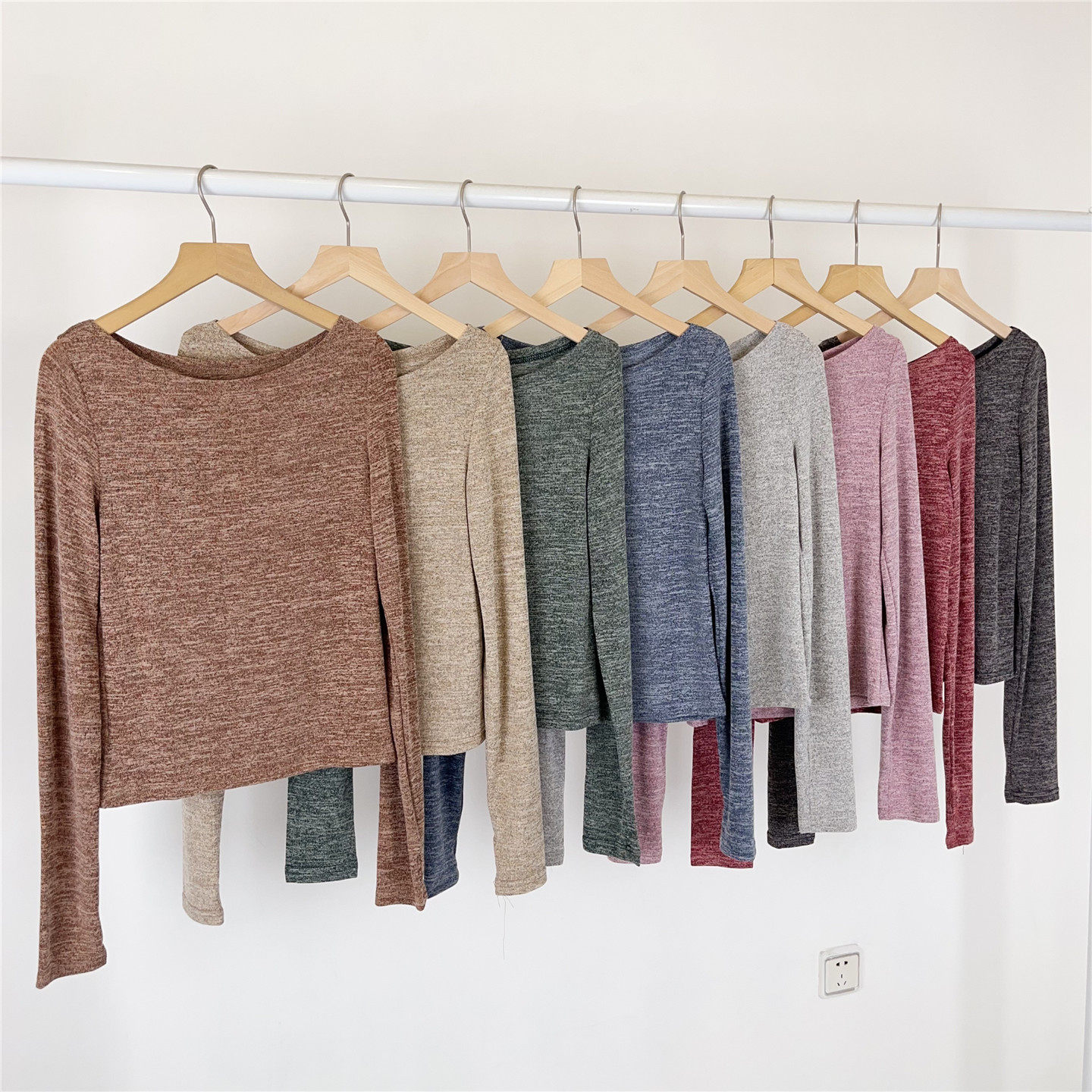 现代舞杂色针织套指长袖女秋冬舞蹈服古典舞修身上衣练功服形体服,淘宝优惠券,粉丝福利购,淘宝优惠卷