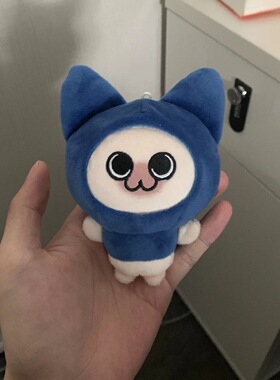 日本ULALOV可爱怪物猎人小呆猫毛绒公仔玩偶娃娃挂件钥匙扣礼物