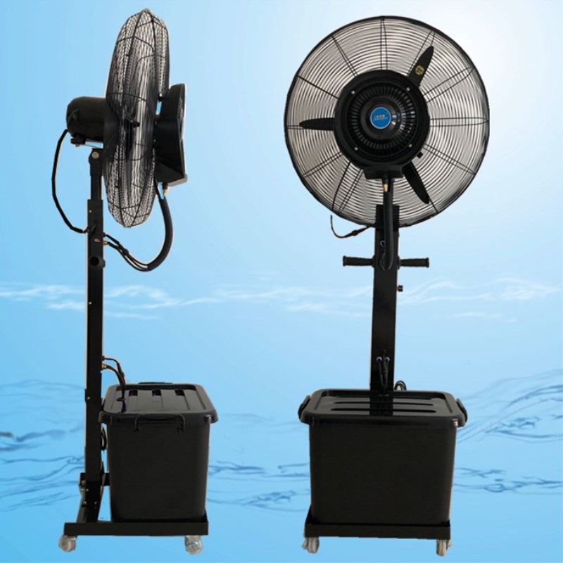 工業噴霧風扇水霧降溫水冷霧化加冰加溼商使用者外強力大落地電風扇
