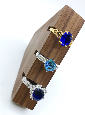 祖母绿托帕石欧式宫廷风彩宝戒指