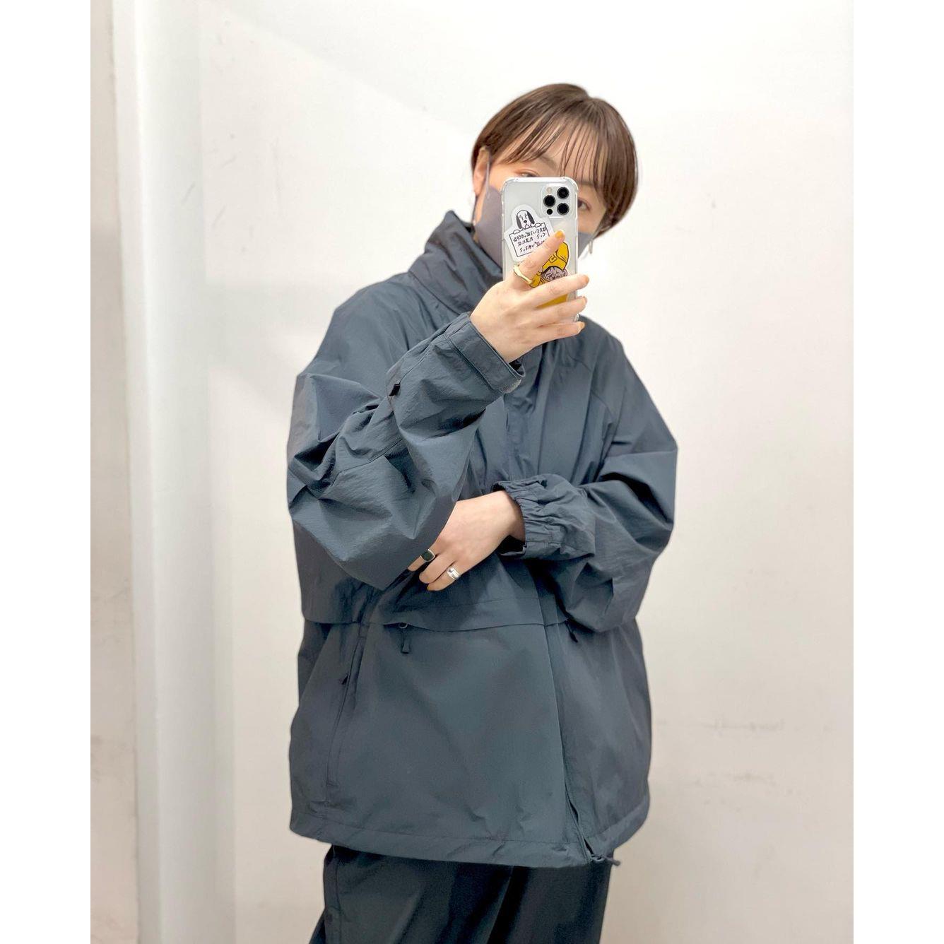 Tech Windbreaker Jacket运动夹克外套立领防水墨绿色 - 图2