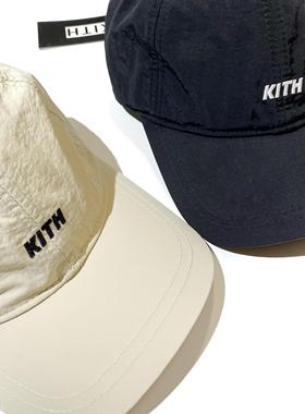 海外代购 Kith 刺绣logo日系机能 棒球帽鸭舌帽滑板