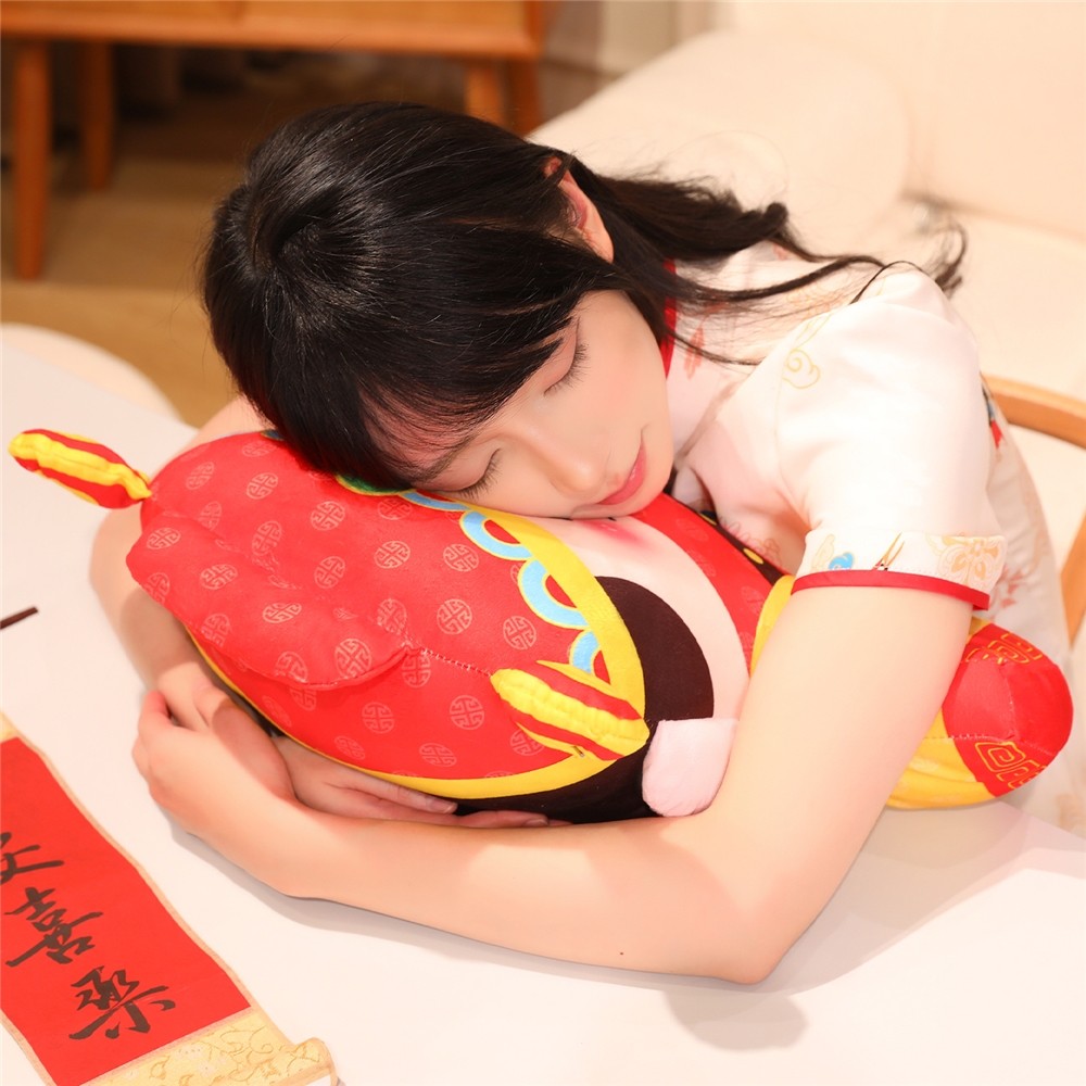 财神撑腰靠垫财神爷护腰大靠背新年活动实用礼品喜庆红色沙发抱枕,淘宝优惠券,粉丝福利购,淘宝优惠卷