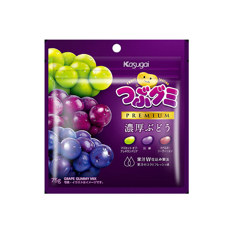 日本进口零食春日井三种夹心果汁浓厚桃子味葡萄味软糖酸腰果QQ糖,淘宝优惠券,粉丝福利购,淘宝优惠卷