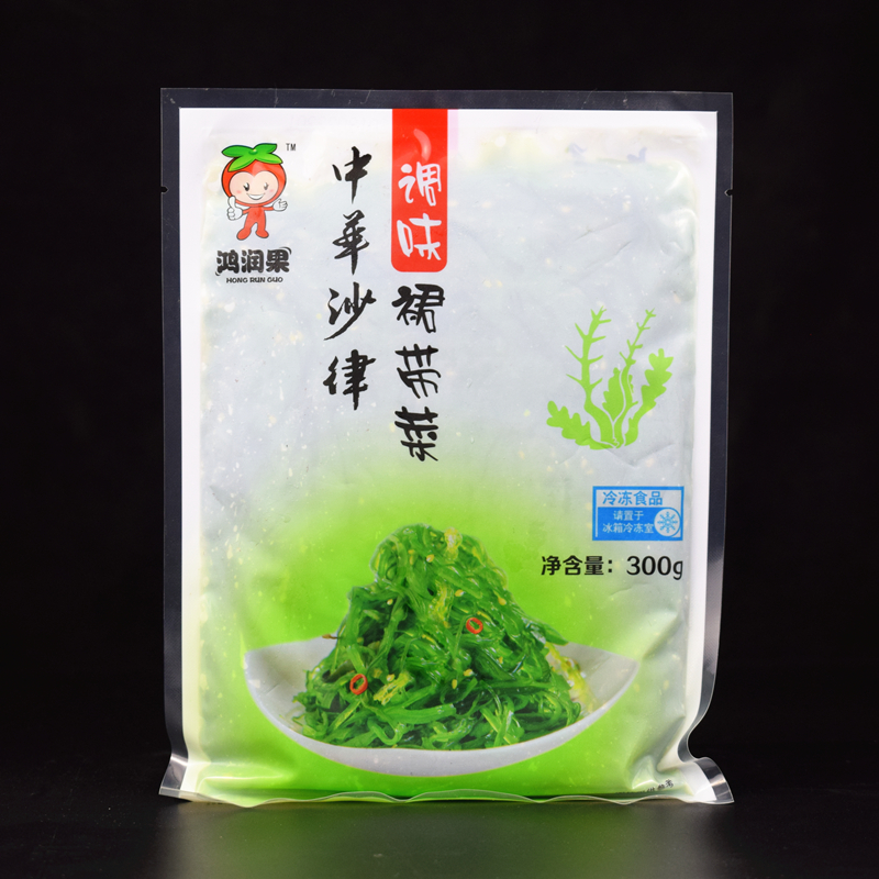 味付海藻300g*3袋 裙带菜/中华海草 海藻沙拉 调味海草丝千味拉面 - 图3