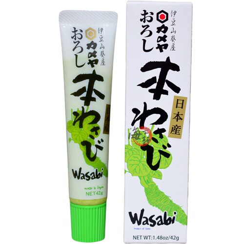 日本进口山葵酱 芥末酱伊豆山葵屋芥末膏青芥辣42g鱼生寿司刺身 - 图2