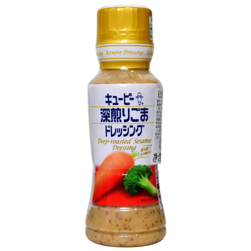 日本进口丘比芝麻沙拉汁 蔬菜沙拉酱水果色拉火锅和风蘸酱料180ml - 图0