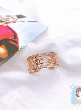 泰国手镯民族风合金镶钻清迈