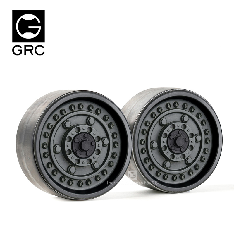 GRC 1.9寸金属轮毂G06 犀牛轮毂 仿真攀爬车夹胎  TRX4 GEN 8 MST - 图2