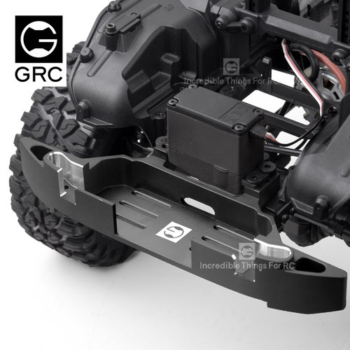 荒漠前杠TRX6 TRX4 仿真奔驰G63 G500 舵机前置内置绞盘前杠 CNC - 图2