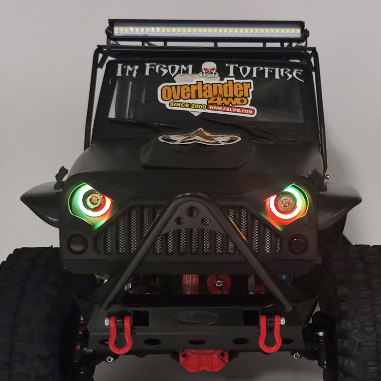 1/10 RC遥控车AX三代 TRX4 KM攀爬车大脚车 LED前大灯20MM天使眼 - 图0