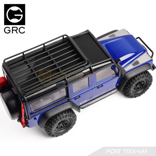 GRC TRX4M侧踏防滑装饰片 卫士bronco车壳仿真金属保护 #G178BS/B - 图3
